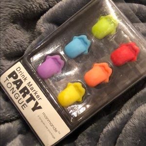 Drink Marker Party Tongue 6 drink markers
